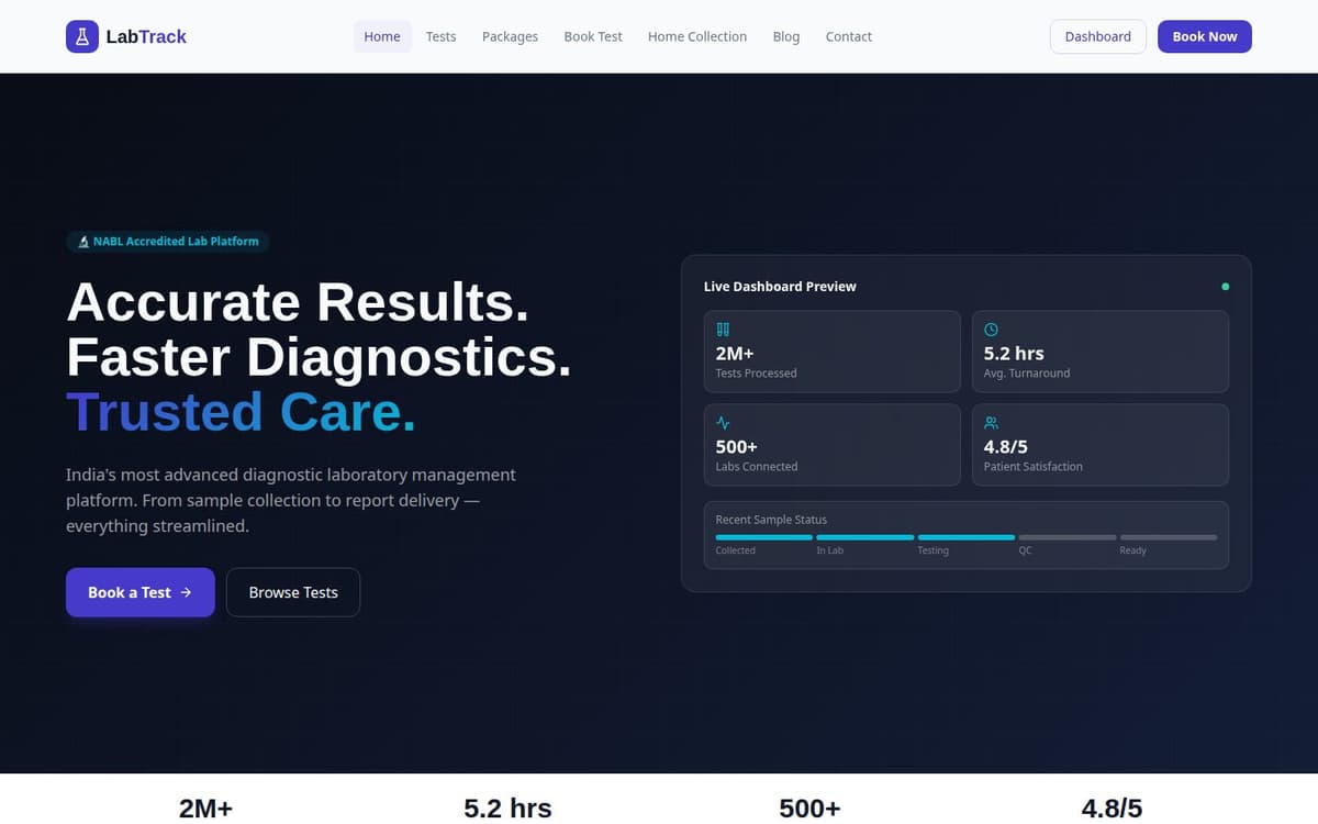 LabTrack diagnostics platform